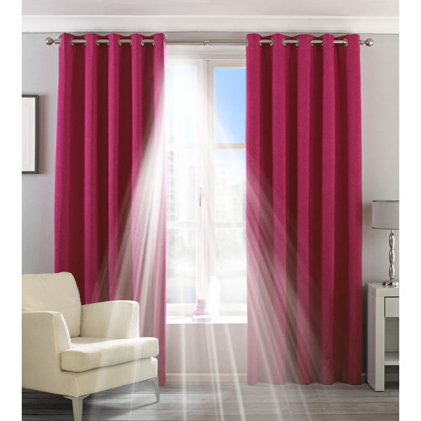 Hot Pink Curtains Wayfair Co Uk