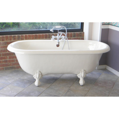Bathroom Fixtures Vernon alcott hill vernon clawfoot 70" x 31" soaking bathtub & reviews Bathroom Fixtures Vernon alcott hill vernon clawfoot 70" x 31" soaking bathtub & reviews