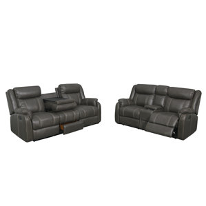 Judlaph 2 Piece Reclining Living Room Set by Red Barrel Studio