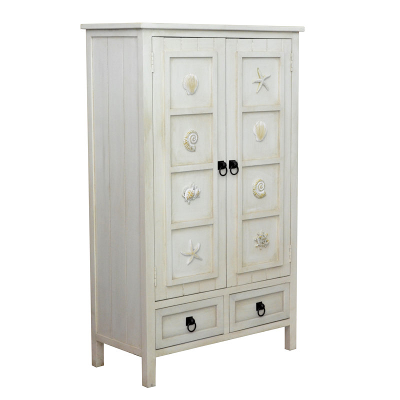Beachcrest Home Greendale 2 Door 2 Drawer Accent Cabinet ...