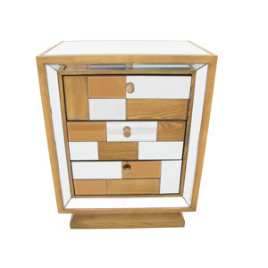Nachttisch mit 3 Schubladen von EcoFurn