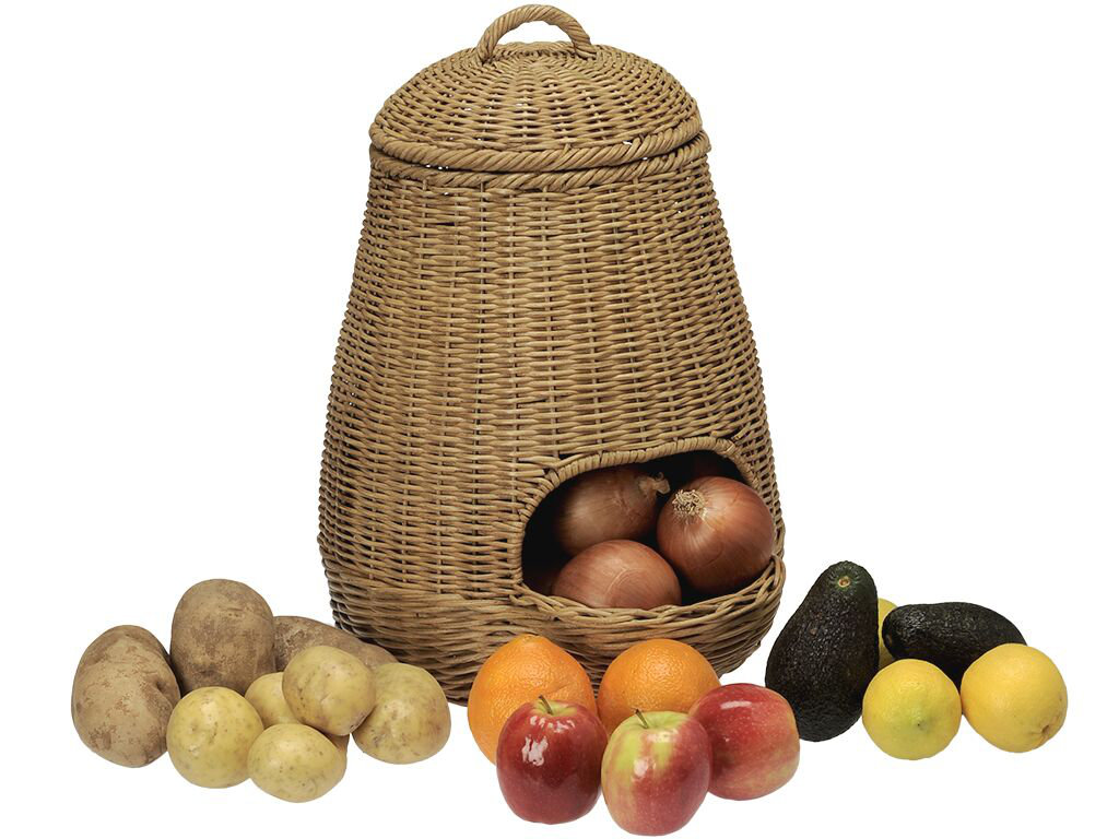 Kouboo Wicker Potato and Onion Fruit and Vegetable Storage Basket & Reviews Wayfair