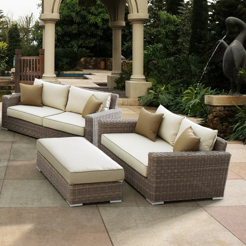 Hasler Sunbrella Sofa Set with Cushions & Reviews Birch Lane