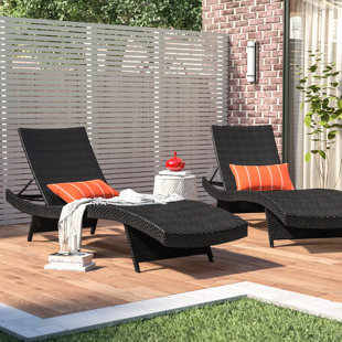 Black Outdoor Lounge Chairs You Ll Love Wayfair Quickview