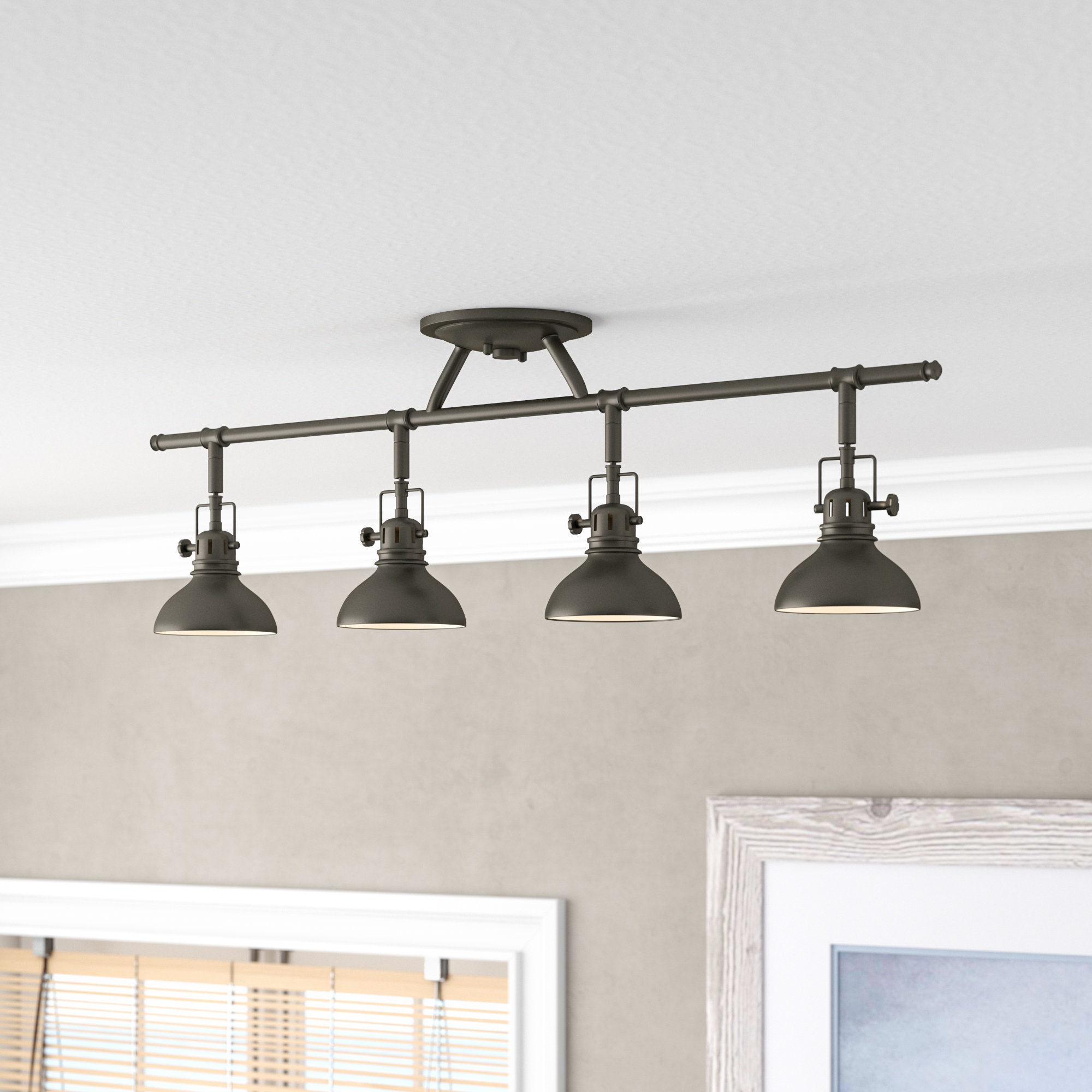 Beachcrest Home Dollinger 4 Light Fixed Track Lighting Kit Reviews Beachcrest Home Dollinger 4 Light Fixed Track Lighting Kit Reviews Wayfair