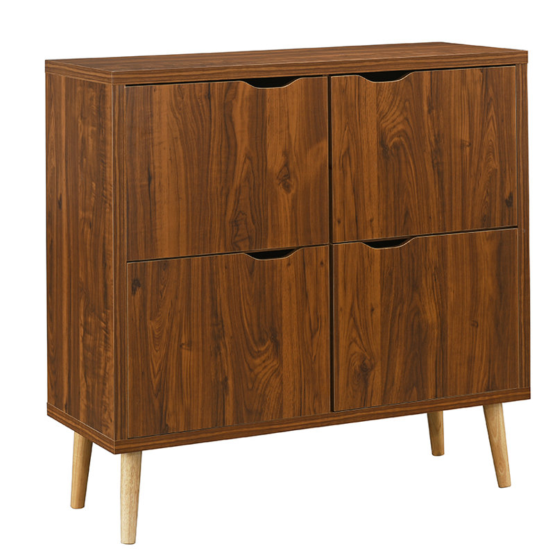 Roberta Mid Century 4 Door Accent Cabinet Reviews Allmodern Roberta Mid Century 4 Door Accent Cabinet