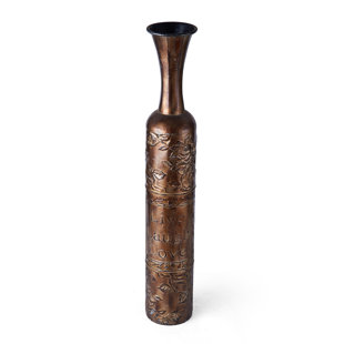 30 Inch Floor Vase Wayfair Winfield Fl Metal Floor Vase