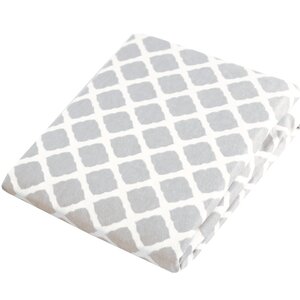 Byron Flannel, Lattice Bassinet Fitted Sheet