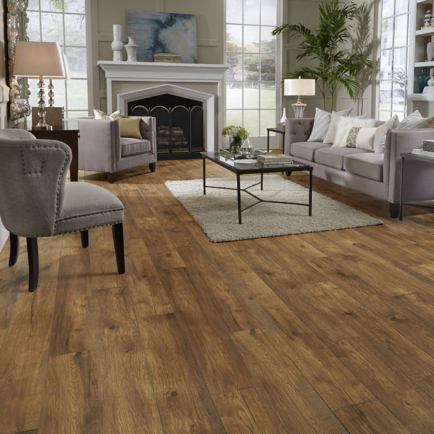 Mannington Restoration Wide Plank 8 X 51 12mm Hickory Laminate Mannington Restoration Wide Plank 8 X 51 12mm Hickory Laminate Flooring In Ember Wayfair