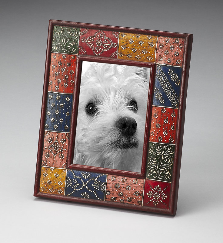 World Menagerie Hand Painted Picture Frame & Reviews Wayfair