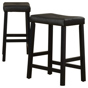 Counter Height Bar Stools You Ll Love Wayfair Lottie 24 Bar Stools With Cushion Set