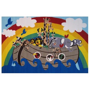 Fun Time Animal Boat Area Rug