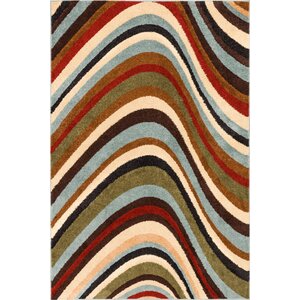 Darrius Earth Green/Blue/Beige Area Rug