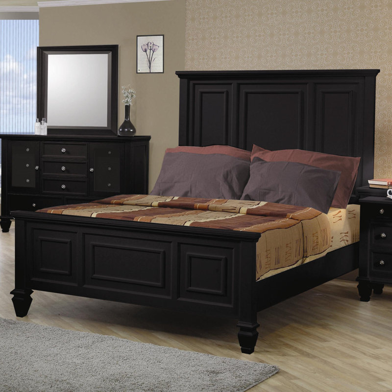 Darby Home Co Ellis High Headboard Panel Bed Reviews Wayfair Ellis High Headboard Panel Bed