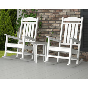 Outdoor Rocking Chair Set Of 2 Wayfair Quickview