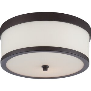 Triangulum 2-Light Flush Mount