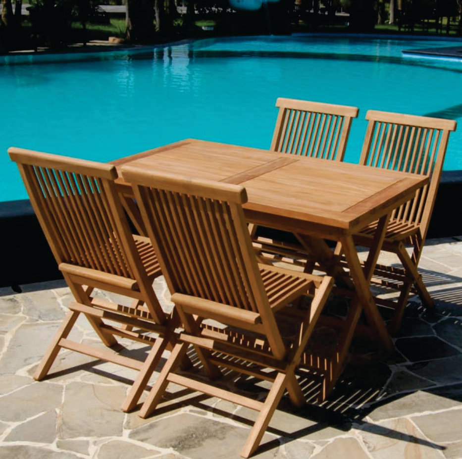 Vineyard 5 Piece Teak Dining Set
