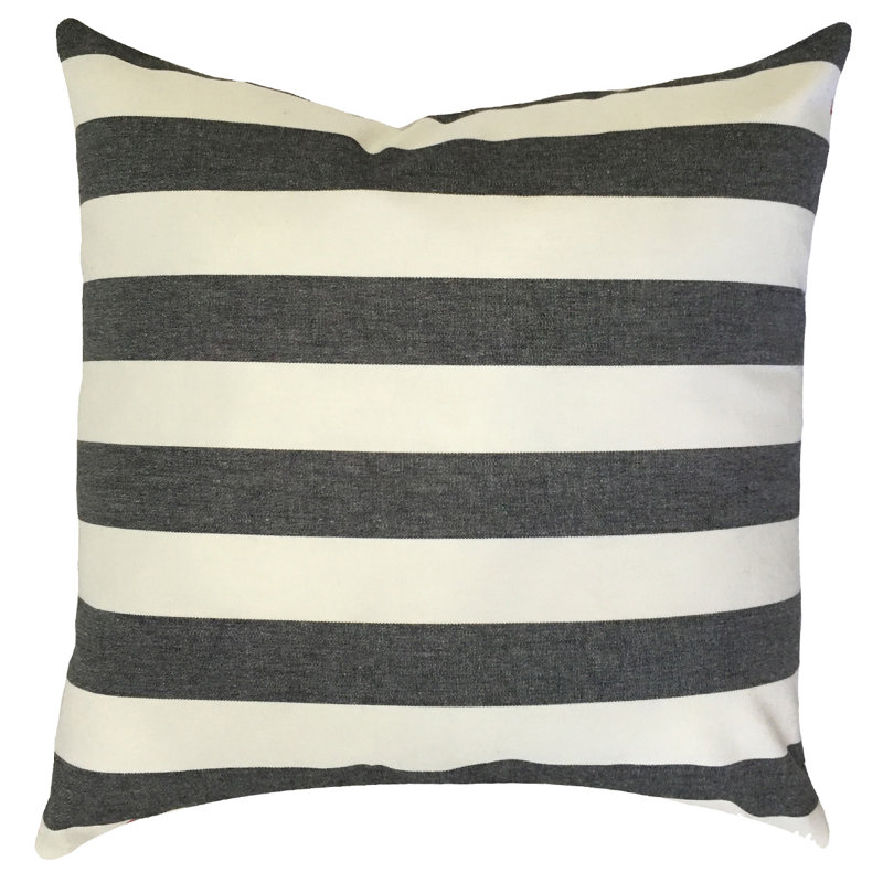 Darby Home Co Gypsy Striped Down Filled 100 Cotton Lumbar Pillow