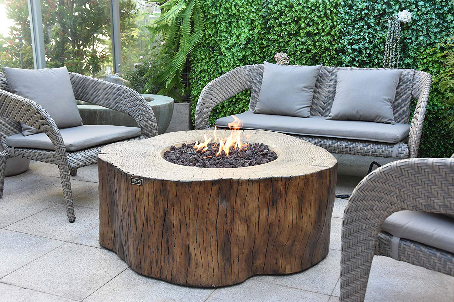 Claxton Outdoor Concrete Fire Pit