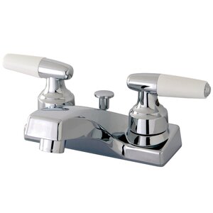 Americana Double Handle Centerset Bathroom Sink Faucet with Pop-Up Drain