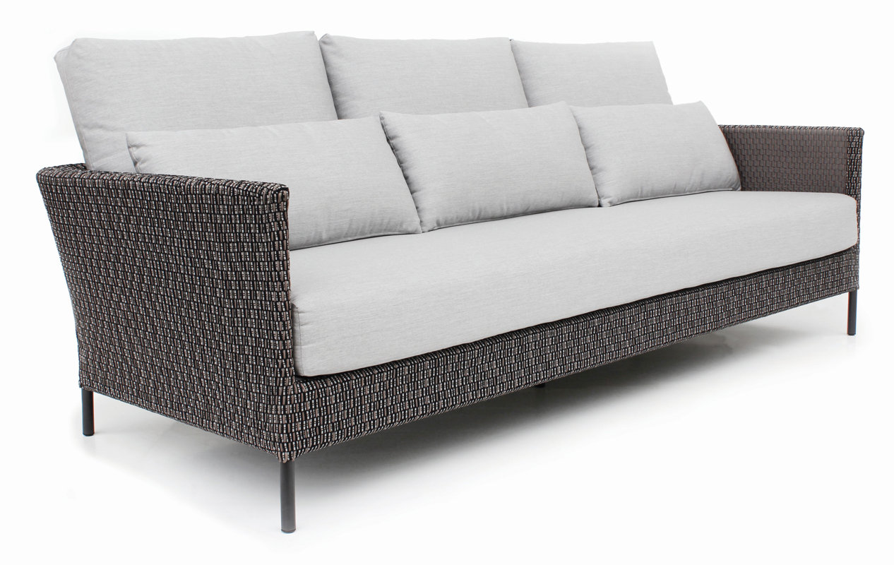 SeasonalLiving Precision Indoor/Outdoor 3 Seater Patio Sofa with ... SeasonalLiving Precision Indoor/Outdoor 3 Seater Patio Sofa with ...
