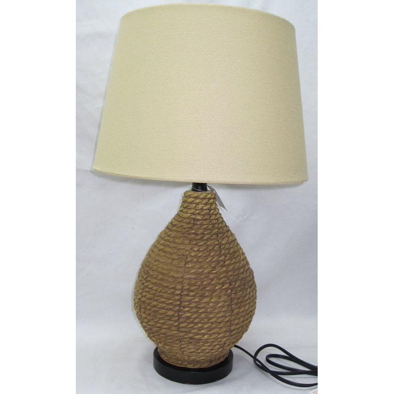 Santa's Jute Jug 26.5" Table Lamp Wayfair
