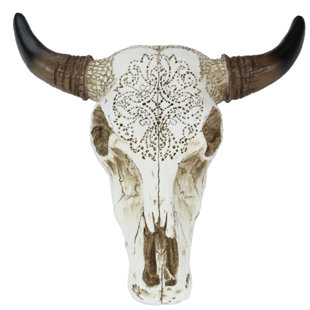 Animal Skull Wall Decor Wayfair Tooled Goat Skull Wall Decor
