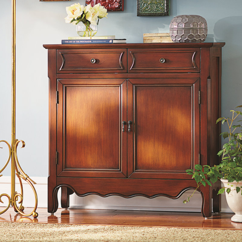 Lark Manor Bayonne 2 Drawer 2 Door Accent Cabinet ...