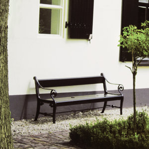 Gartenbank Zeus aus Aluminium von Home Loft Conc..