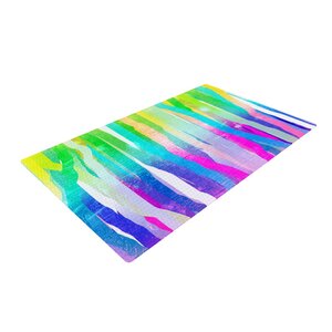 Frederic Levy-Hadida Jungle Stripes Painting Pastel Area Rug