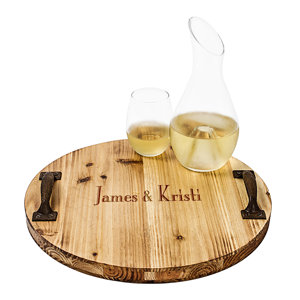Personalized Wood Serving Tray
