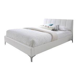 Upholstered Platform Bed by J&M Furniture