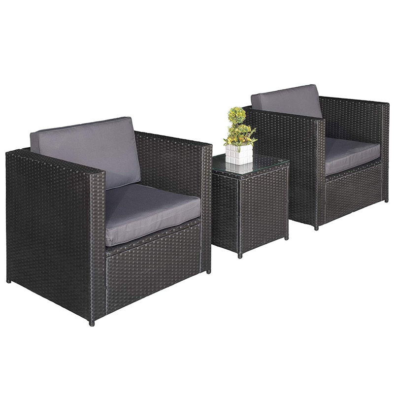 Alyce 2 Seater Rattan Sofa Set