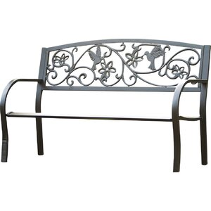 Hummingbird Metal Garden Bench