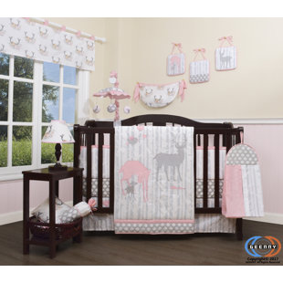Crib Bedding Sets You Ll Love Wayfair Three Lakes Baby Deer Family Nursery 13 Piece Crib Bedding Set