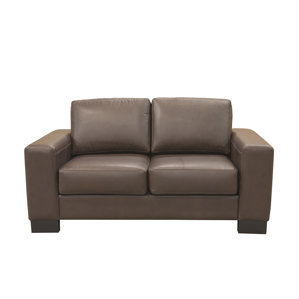 Mayfair Leather Loveseat by Coja
