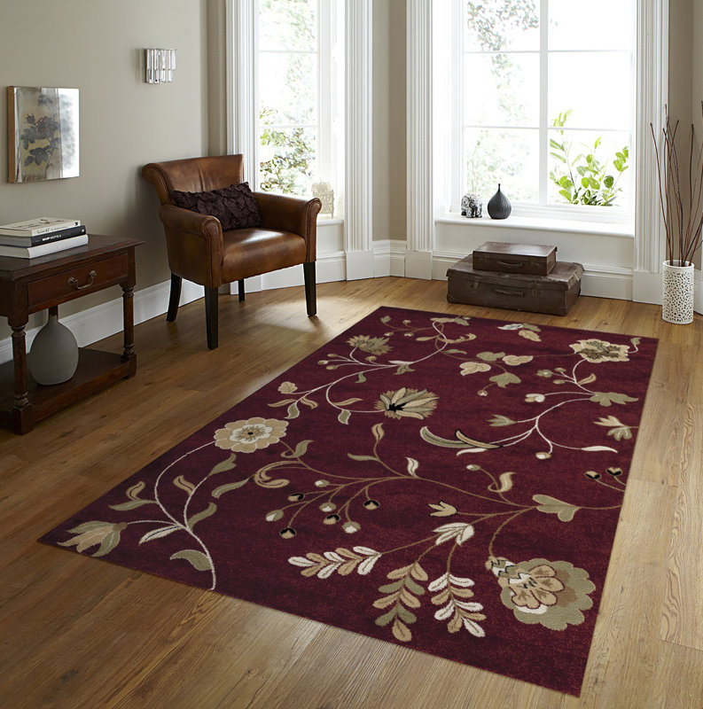 Persianrugs Tobis Burgundy Area Rug & Reviews Wayfair