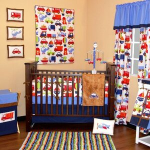 Buy Transportation 10 Piece Crib Bedding Set!