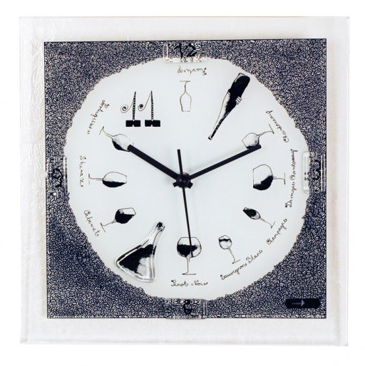 River City Clocks Wine Glass Wall Clock Wayfair.ca