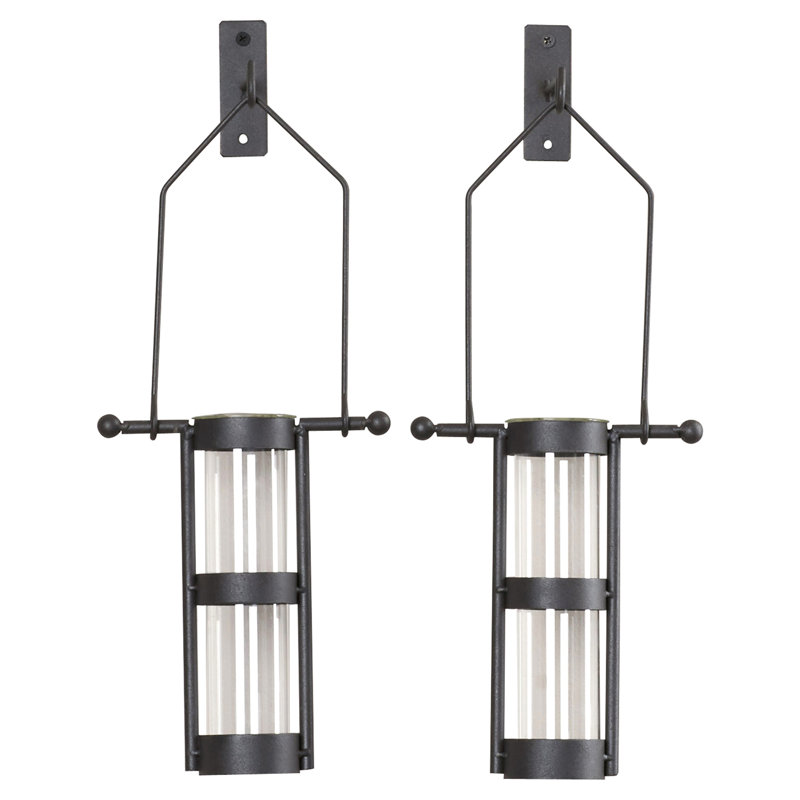 Hanging Cylinder Wall Vase & Reviews Joss & Main