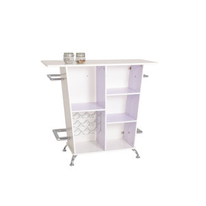 Barschrank Melissa mit Weinregal von Hela Tische