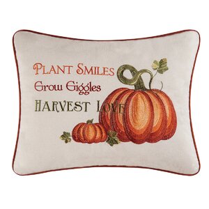 Harvest Love 100% Cotton Lumbar Pillow