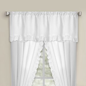 Eyelet Rod Pocket Curtain Valance