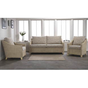 3 Seater Sofa And 2 Chairs Wayfair Co Uk Cavaillon 3 Piece Conservatory Sofa Set