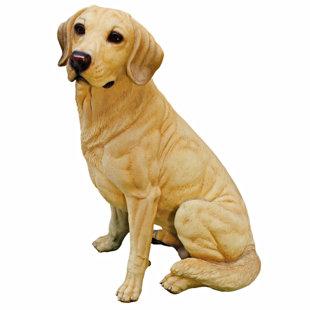 Golden Retriever Garden Statue Wayfair Golden Labrador Retriever Dog Figurine