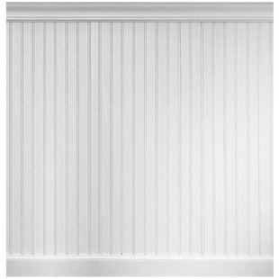 Timberchic 4 Solid Wood Wall Paneling In Driftwood Wayfair Alvarez 96 Mdf Wall Paneling In White Primer