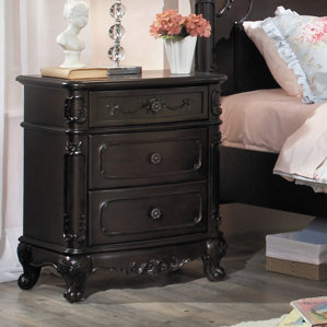 Baptist 3 Drawer Nightstand by Alcott Hill
