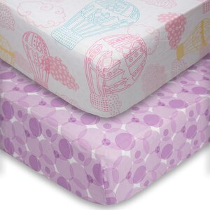 Dreamscape Fitted Crib Sheet (Pack of 2) (Set of 2)