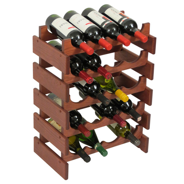 Wooden Mallet Dakota 20 Bottle Floor Wine Rack Wayfair