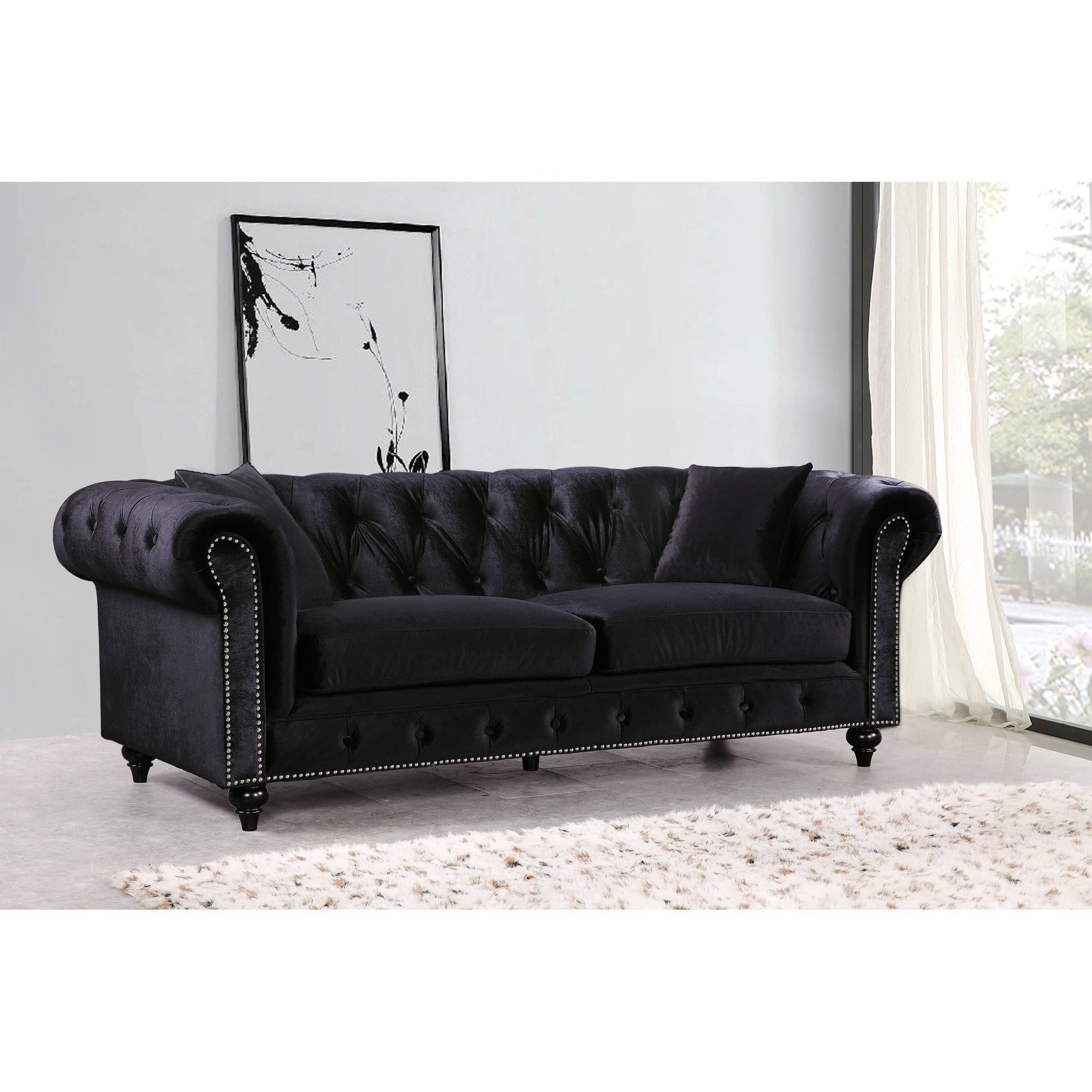 Rosdorf Park Garrett Chesterfield Sofa & Reviews